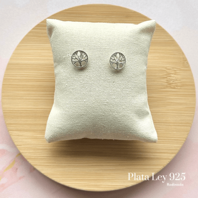 Aros Plata Rodinada Arbol Pegados1