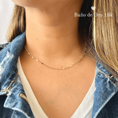 Collar Baño con Mini Corazones1