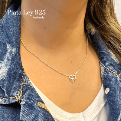 Collar Plata Rodinada Espíritu Santo1
