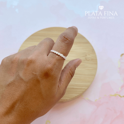 Anillo Plata Cintillo de Amor1