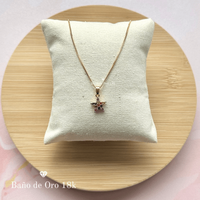 Collar Baño Flor de Colores1