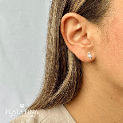 Aros Plata Nota Musical1