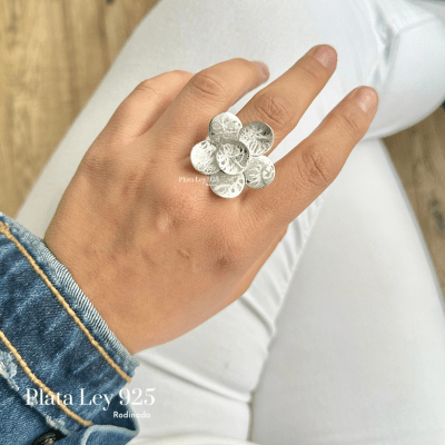 Anillo Rodinado Maxi Flor1