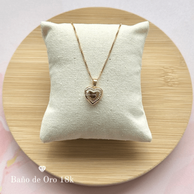 Collar Baño Corazón Eterno1