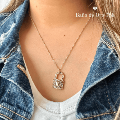 Collar Baño Candado de Amor1