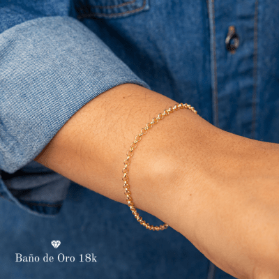 Pulsera Baño Mini Argollas1