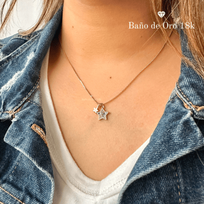 Collar Baño Estrellas de Colores1