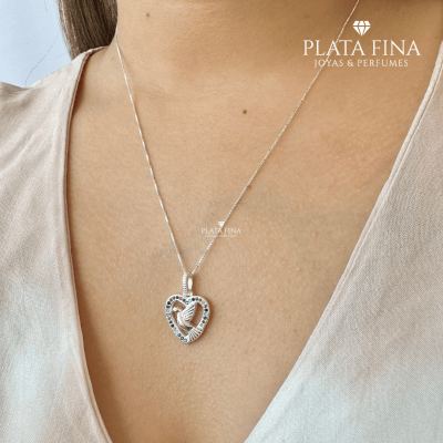 Conjunto Plata Colibrí Multicolores1