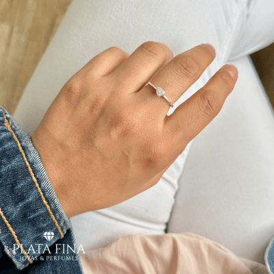 Anillo Plata Mini Corazón1