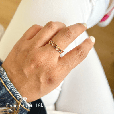 Anillo Baño Cintillo Corazones1