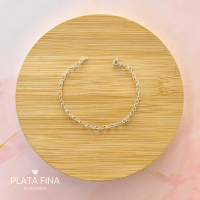 Pulsera Plata Mini Corazón Calados1