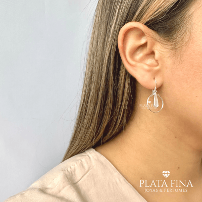 Aros Plata Circular con Nácar1