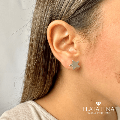 Aros Plata Pegados Estrellas1