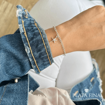 Pulsera Plata Cielo1