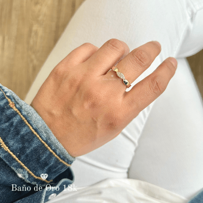 Anillo Baño Cintillo Entorchado1