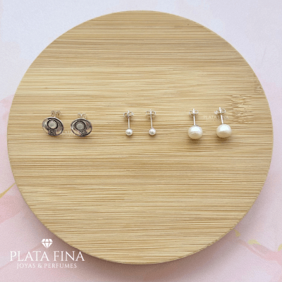 Set de Aros Perla y Resina1