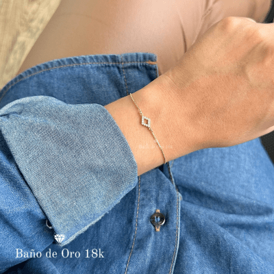 Pulsera Baño Diseño con Circonitas1