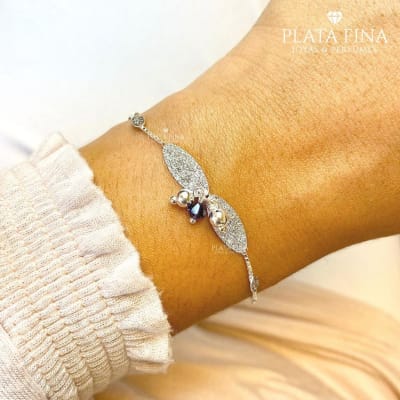 Pulsera Satinada Circón1