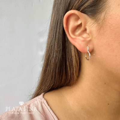 Aros Plata Media Argollas Corazón1