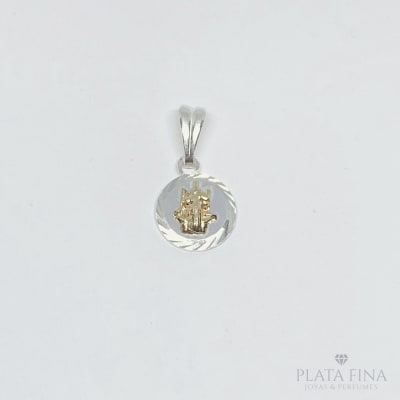 Colgante Santo Plata1