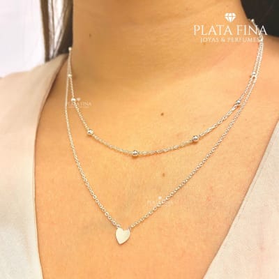 Collar Pelotitas Love1