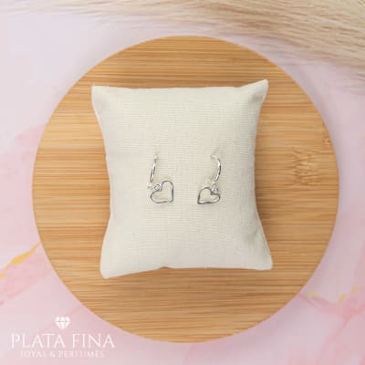 Argollas Plata Dije de Corazón1