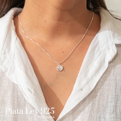 Conjunto Plata Rodinada Arbol con Circonitas1