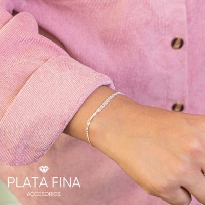 Pulsera Plata Tourbillon Entrelazado1