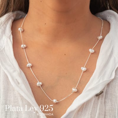 Collar Plata Rodinada Maxi Perlas1