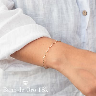 Esclava Baño Lineas Ovaladas