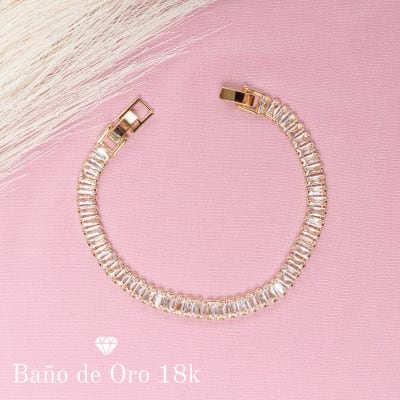 Pulsera Baño Circonitas Maxi