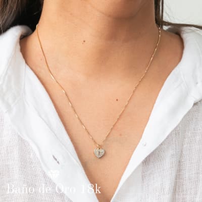 Collar Baño Circonita con Amor1