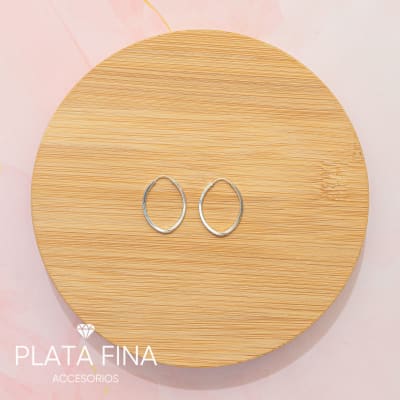 Argollas Plata Mini Ovaladas1