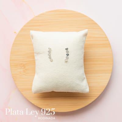 Aros Plata Rodinada Mini Amor1