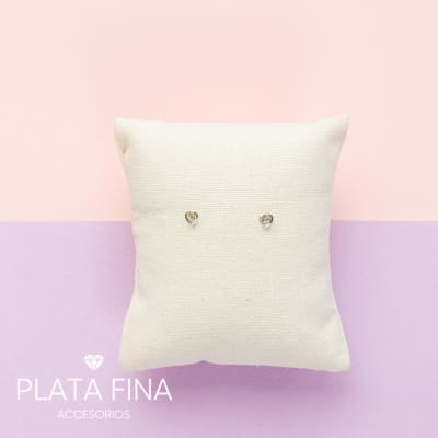 Aros Plata Mini Corazón1