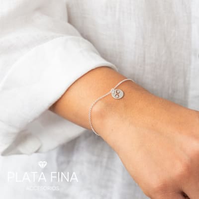 Pulsera Plata Dije Infinito1