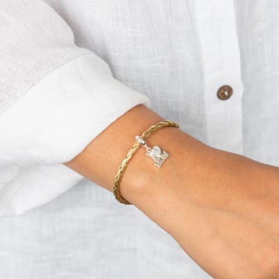 Pulsera Cuero Ecológico I Love Mom