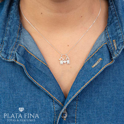 Conjunto Plata Pareja de Niños1