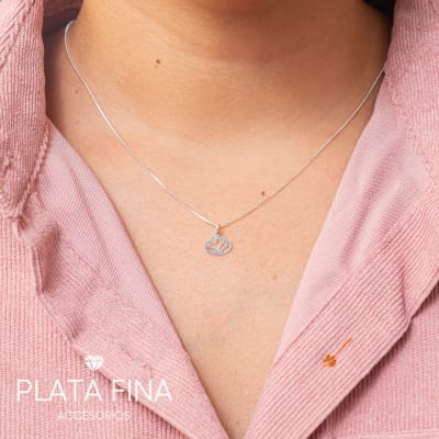 Conjunto Plata Mini Flor de Loto1