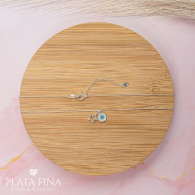 Collar Plata Ojo Turco con Estrella1