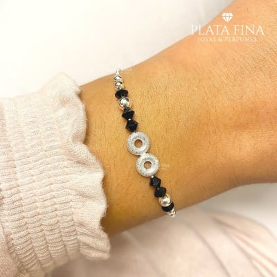 Pulsera Circón Satinada1