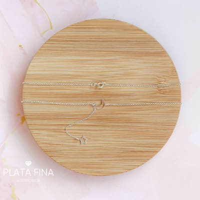 Collar Plata Maxi Luna y Estrella1