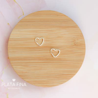 Argolla Plata Mini Corazones1