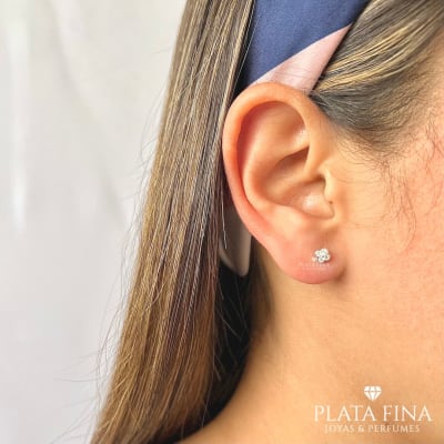 Aros Flor Mini Circón1