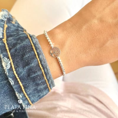 Pulsera Ajustable Árbol Vida1