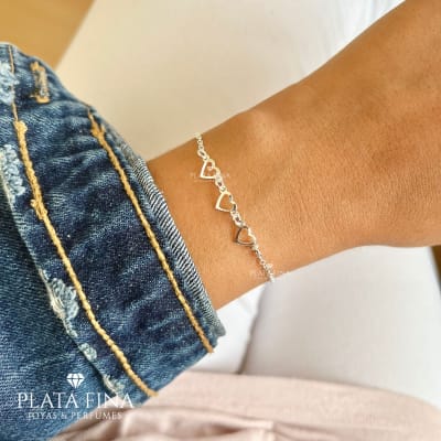 Pulsera Plata Amores 1