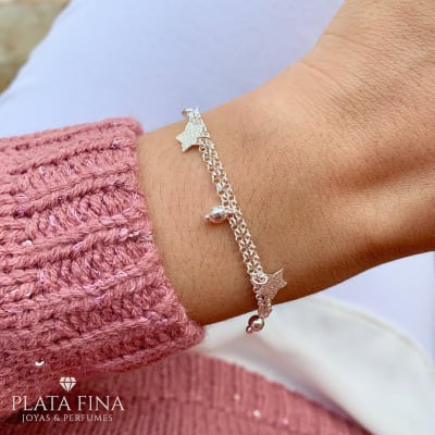 Pulsera Estrellas y Bolitas1