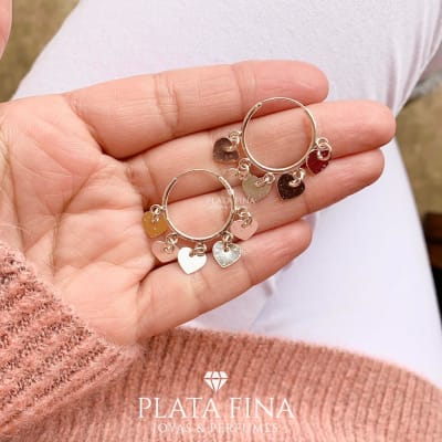 Argollas Dije Corazones1