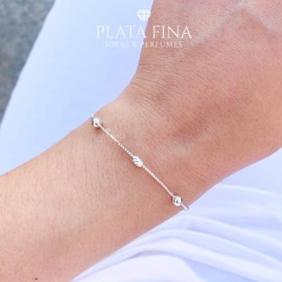 Pulsera Bolitas y Ovaladas1