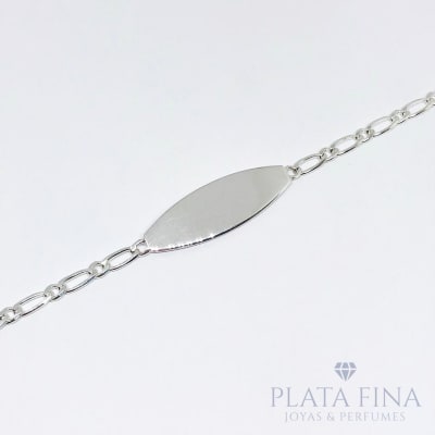 Pulsera Placa Ovalada1